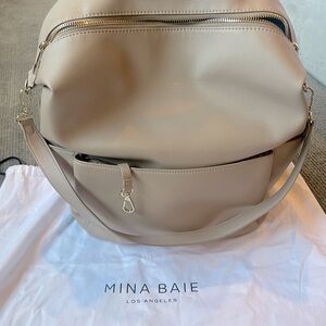 Vegan Mina Baie Stevie Full Backpack in Sand